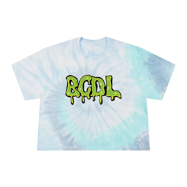 BCDL Drip | 2023 | Women's Tie-Dye Crop Tee