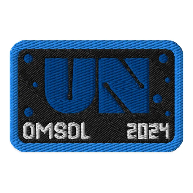 OMSDL Ollivier MS Drumline "Un" Embroidered 2024 patch