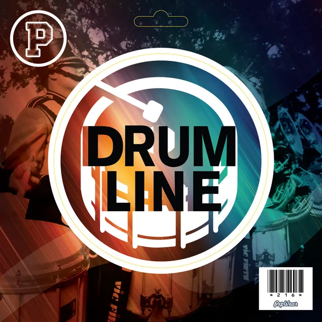 Holographic Drumline Sticker