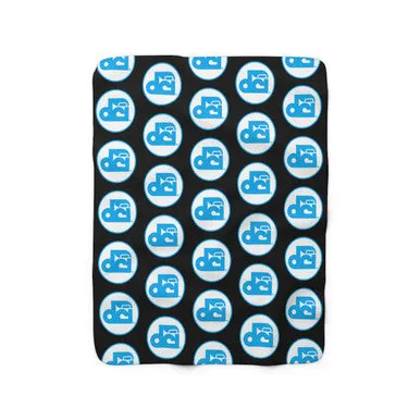 DCI Logo Sherpa Fleece Blanket