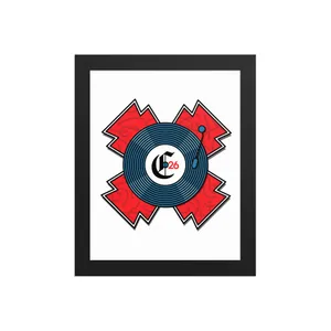 2026 8x10 Vertical Framed Poster (Black, Oak, or White)