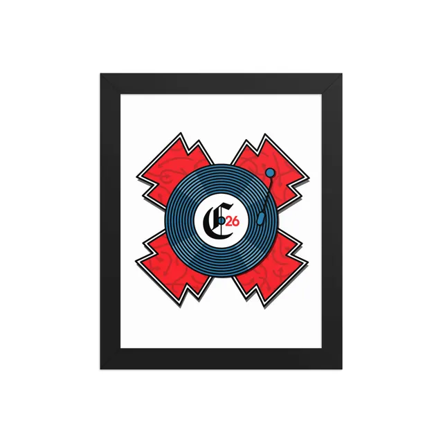 2026 8x10 Vertical Framed Poster (Black, Oak, or White)