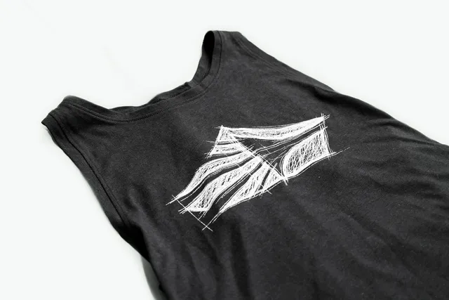 Contoured Sketch Tank (Black)