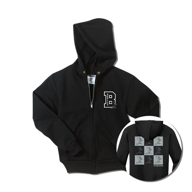 Blue Devils Kids Lil' Devil Checkered Full-Zip Hoodie