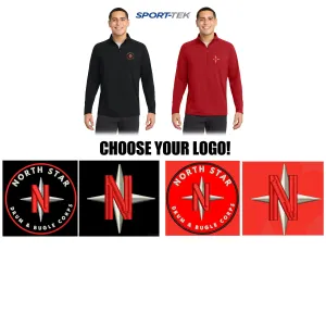 North Star Drum & Bugle Corps Sport-Tek® Sport-Wick® Stretch 1/4-Zip Pullover, Adult Unisex/Men’s Fit, #ST850