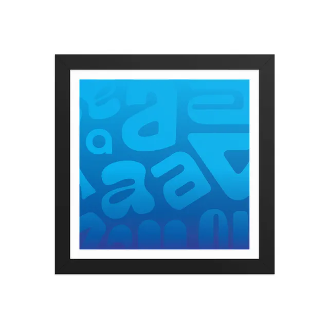 A Side album art in frame