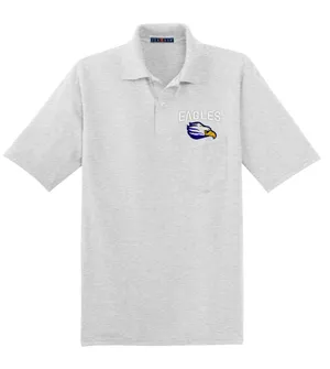 5.6-Ounce Jersey Knit Sport Shirt with Pocket | East Eagles - LR