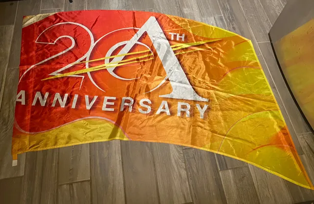 20th Anniversary show silk