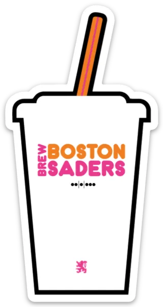 Boston Brewsaders Sticker - Cold (4")
