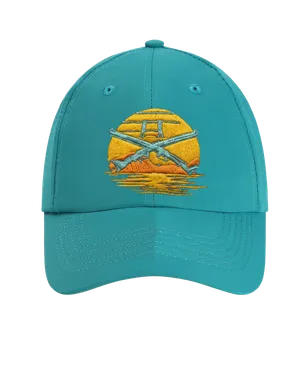 Teal Sunset Performance Hat (Small Fit)
