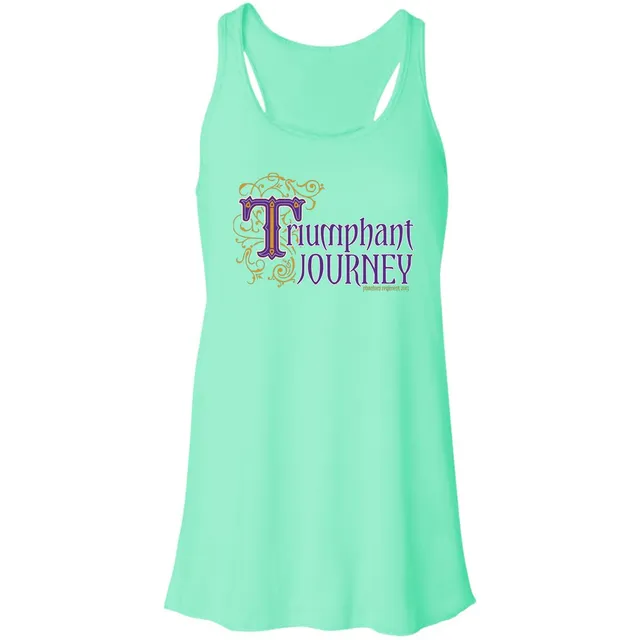 Triuphant Journey Flowy Racerback Tank
