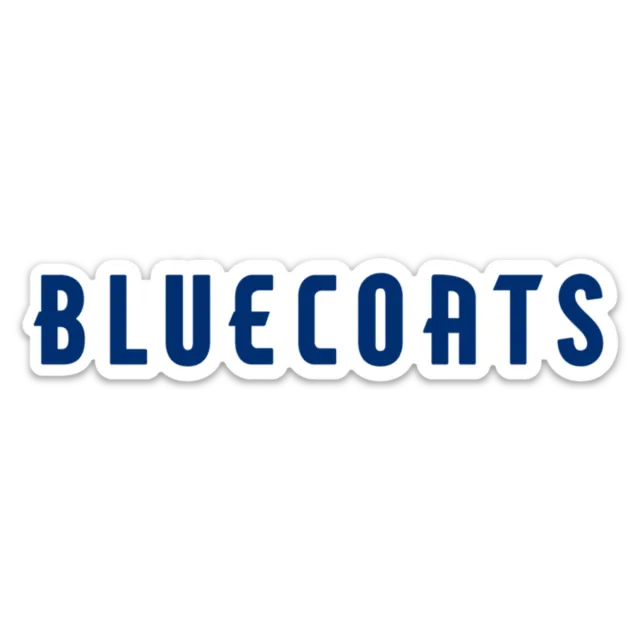 Bluecoats Wordmark Sticker