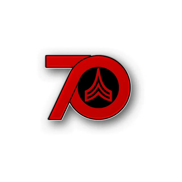70th Anniversary Pin