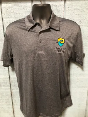 Polo Shirt Unisex - Black Heather