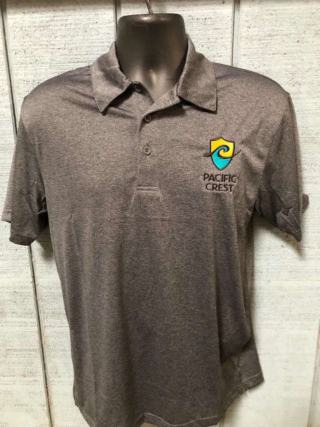 Polo Shirt Unisex - Black Heather