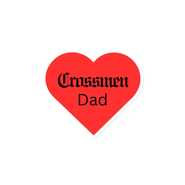 Crossmen Dad Heart Magnet