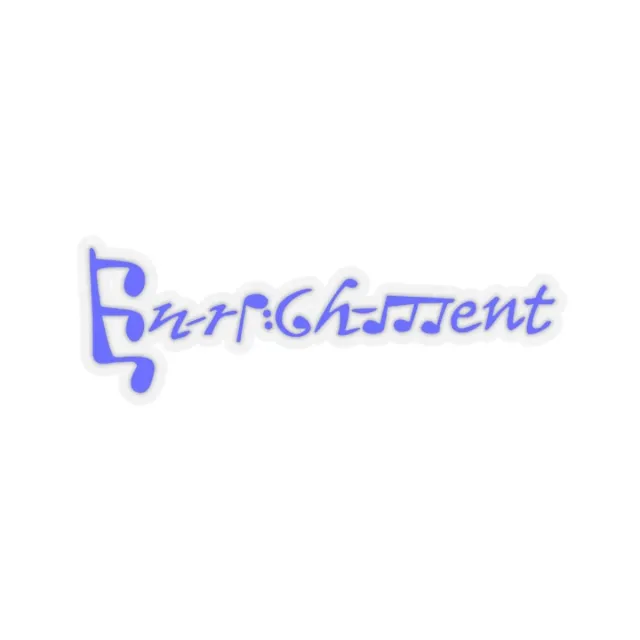 EN-RICH-MENT Lettering Sticker