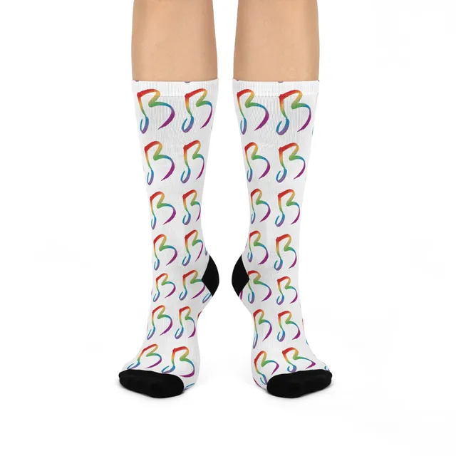 Blue Devils Pride Cushioned Crew Socks