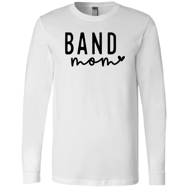 Band Mom Heart Long Sleeve