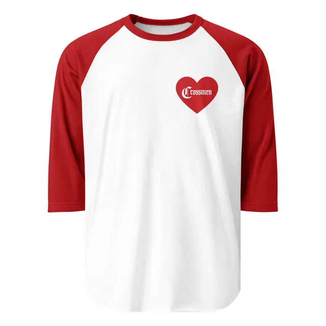 Crossmen Heart 3/4 Sleeve Shirt