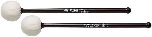 Vic Firth BD7 Soundpower Bass Drum Mallets - Rollers