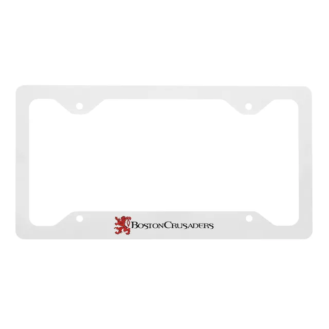 BAC Metal License Plate Frame