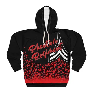 Confetti Chevron Hoodie - Black