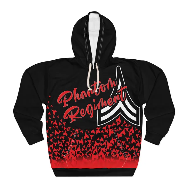 Confetti Chevron Hoodie - Black