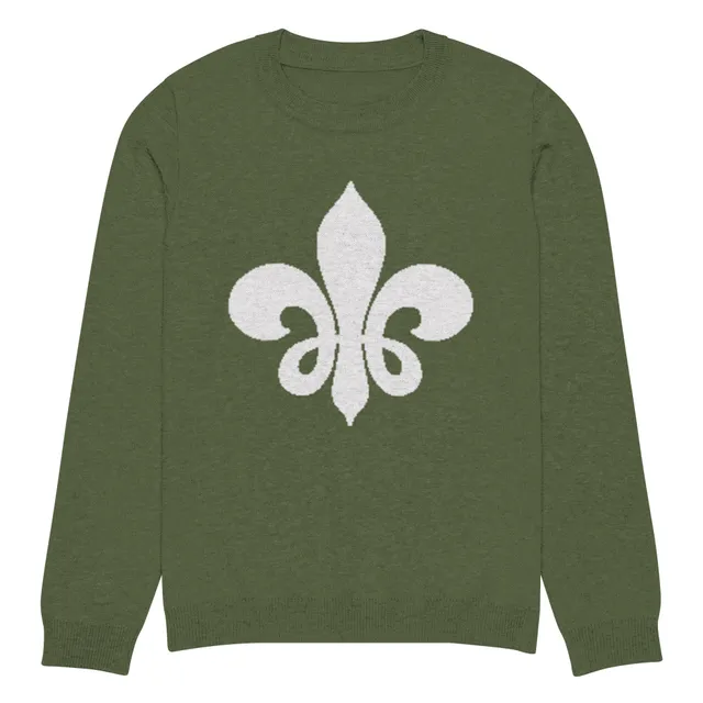 Knitted Crew Neck Sweater