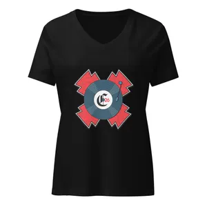 2026 Women’s Relaxed V-neck (Black, Dark Grey, Mauve, or White)