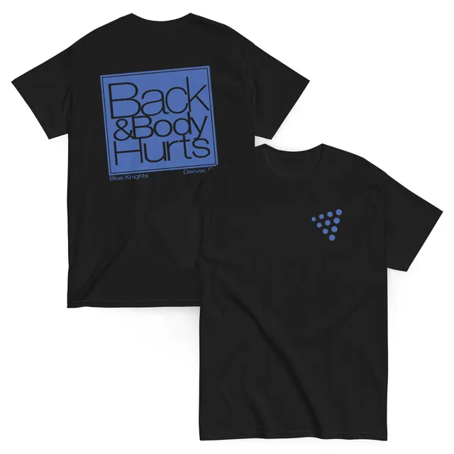 Back and Body Hurts in Black
