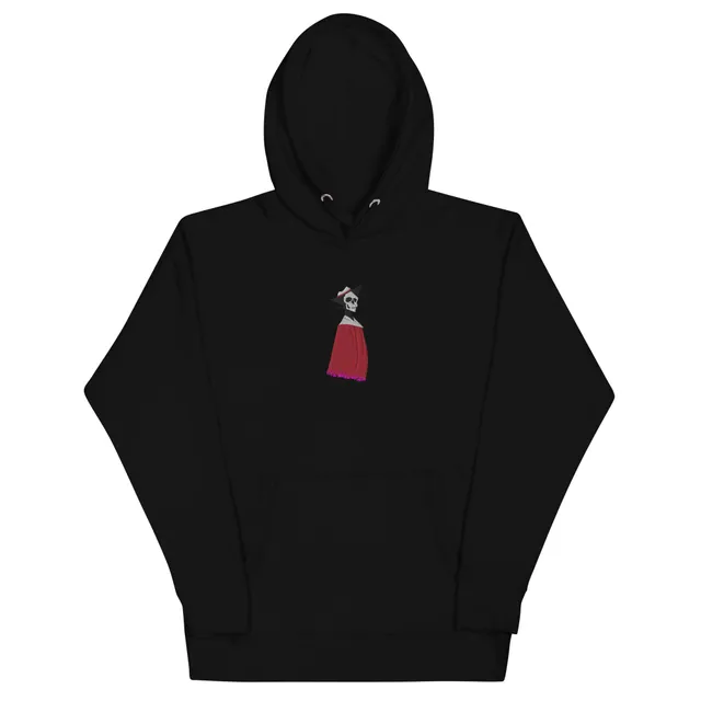 Bones' Embroidered Unisex Hoodie (Black, Maroon, Grey)