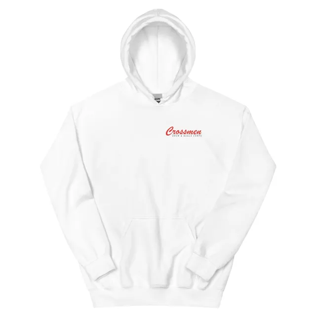 Staff Crossmen Red Script Unisex Hoodie