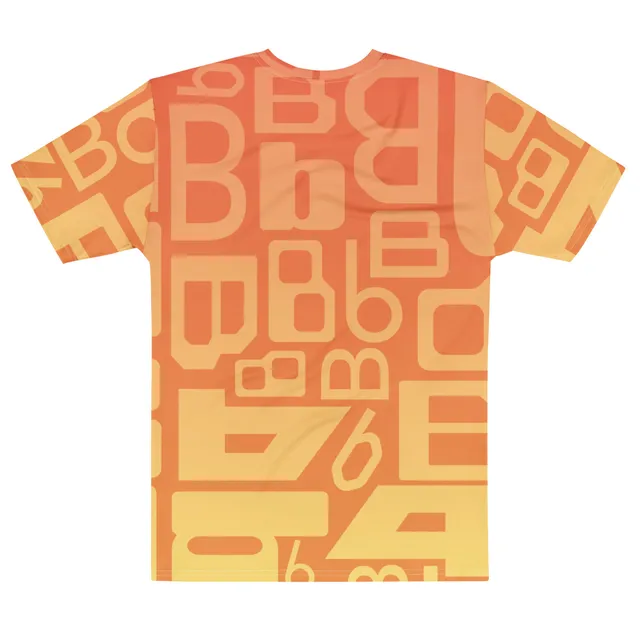 B-side all-over Men’s cotton crew neck t-shirt