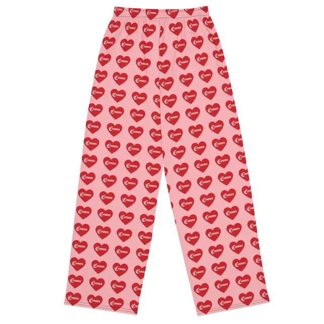 Crossmen Heart Wide-Leg Lounge Pants
