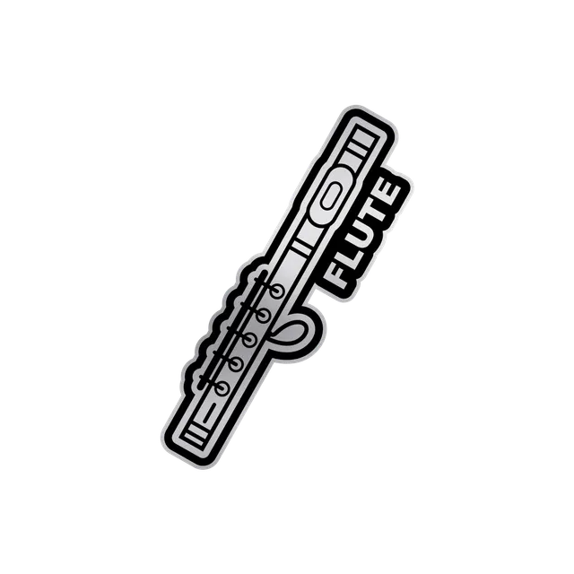 Flute Sticker