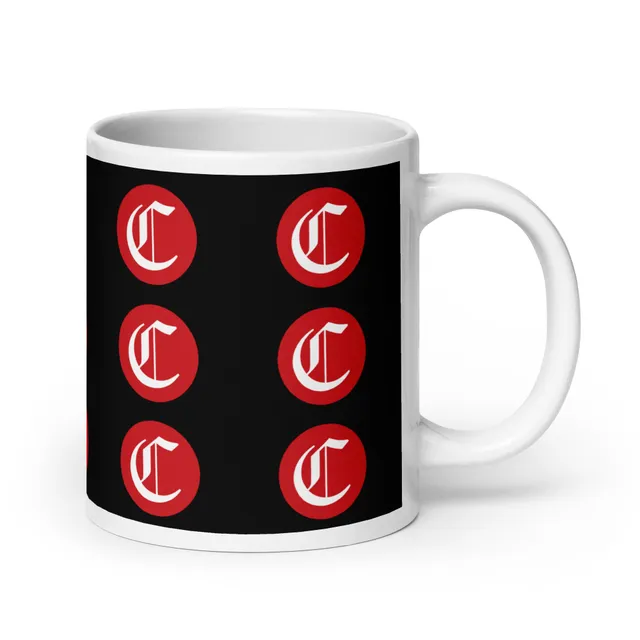 Black Circle C mug