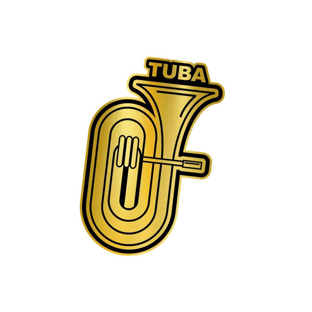 Tuba Sticker