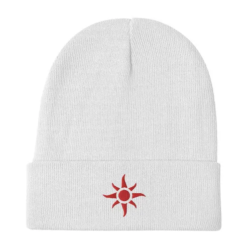 Embroidered Sun Beanie | Heat Wave