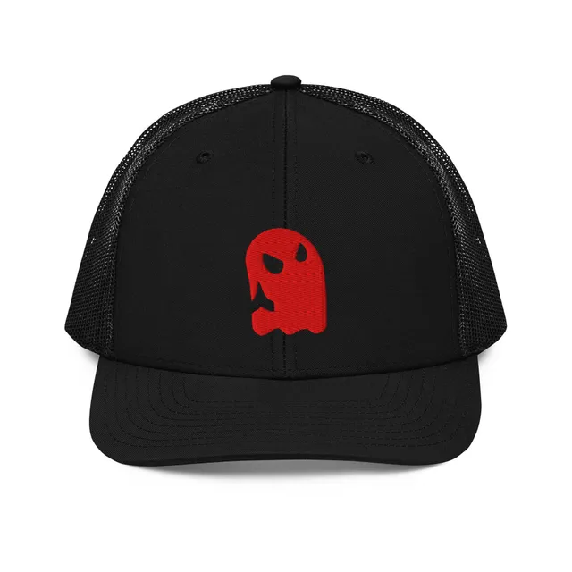 Red Ghost Trucker Cap