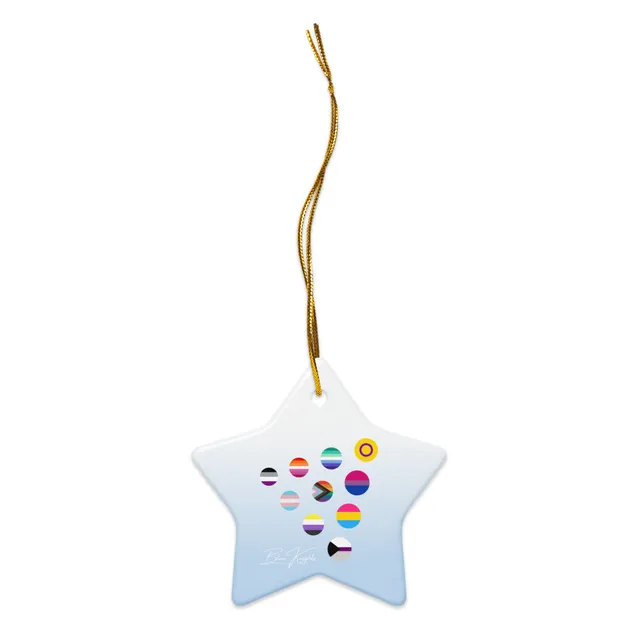 Pride Double-sided Ceramic Ornament