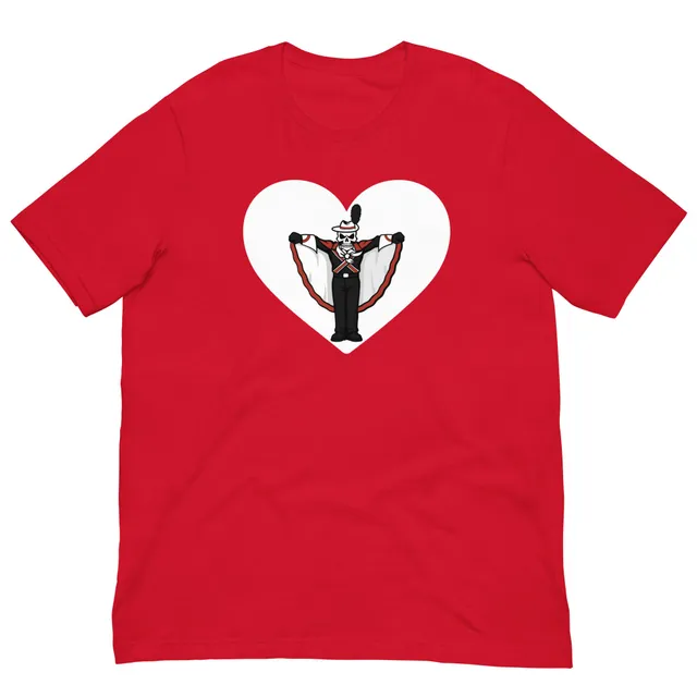 Limited Edition: White Heart Bones T-Shirt (Red, Black, or Pink)