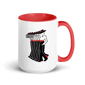 Vintage Satin Shirts Mug with Color Inside