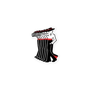 Vintage Satin Shirts Vinyl Sticker