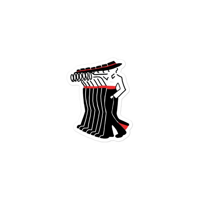 Vintage Satin Shirts Vinyl Sticker