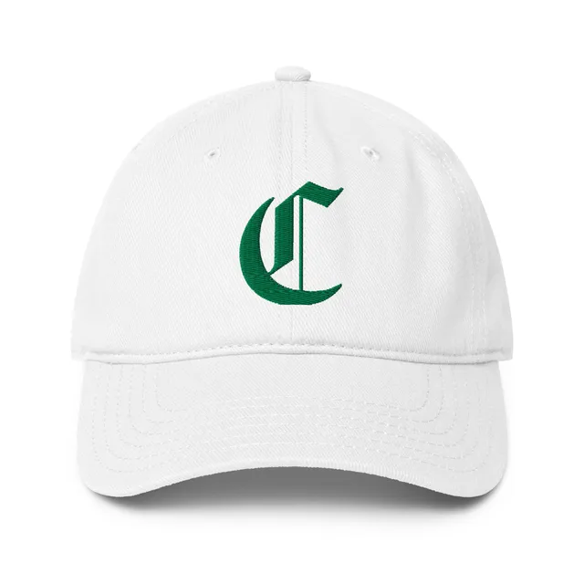 Crossmen Green C Low-profile baseball cap