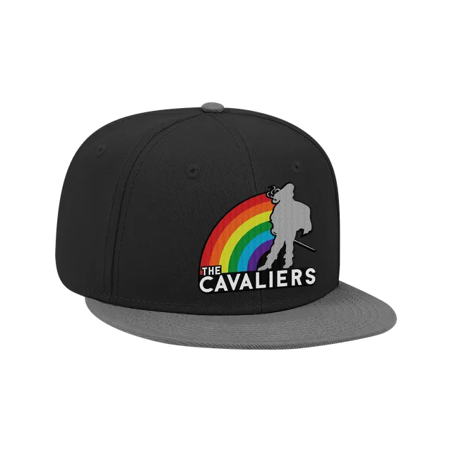 Cavaliers Rainbow Standing Man Cap