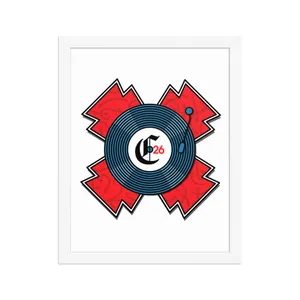 2026 11x14 Vertical Framed Poster (Black, Oak, or White)