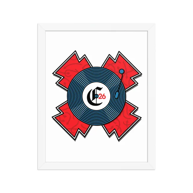 2026 11x14 Vertical Framed Poster (Black, Oak, or White)