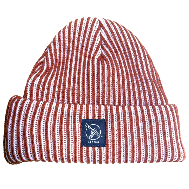 Striped Knit Beanie